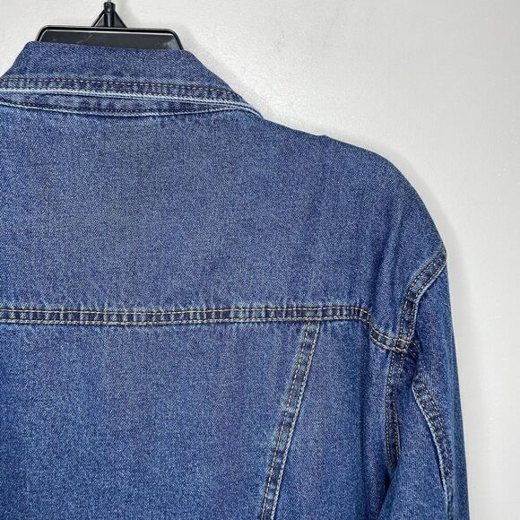 Vintage DUKE HABAND Mens Denim Trucker Jeans Jacket EUC 100% Cotton Sz Medium M - Picture 5 of 6